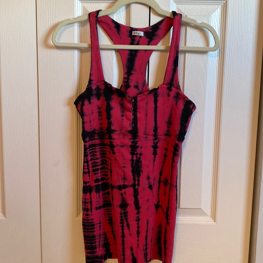 Yogi Tie Dye Tank Top, Size L